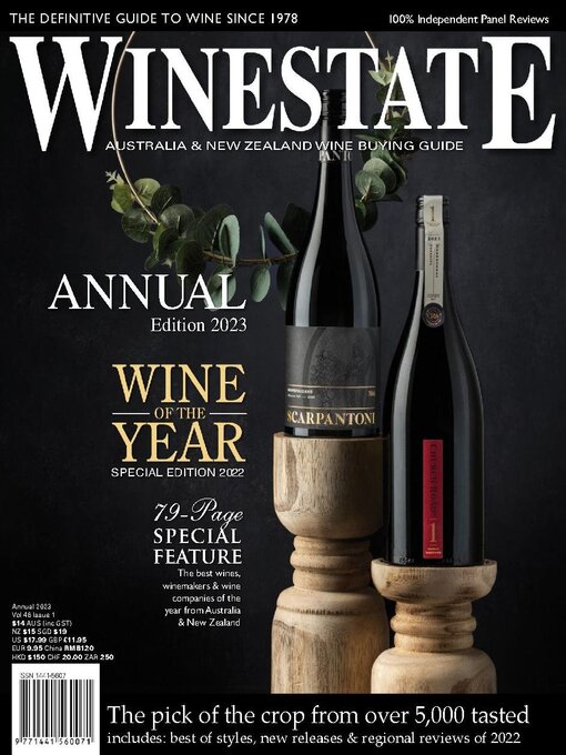 Title details for Winestate Magazine by Winestate Magazine - Available